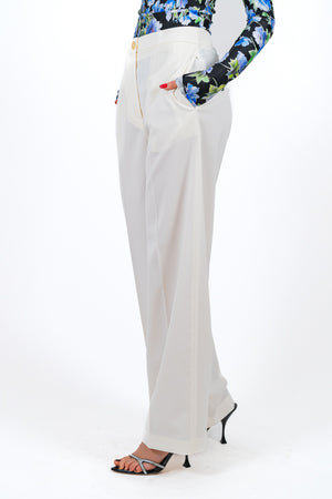 
                  
                    Carica l&amp;#39;immagine nel visualizzatore della galleria, Pantaloni color bianco avorio
                  
                