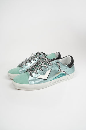 
                  
                    Carica l&amp;#39;immagine nel visualizzatore della galleria, Sneakers supreme laminata smeraldo
                  
                
