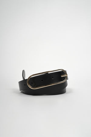 
                  
                    Carica l&amp;#39;immagine nel visualizzatore della galleria, Cintura con fibbia ovale oro
                  
                